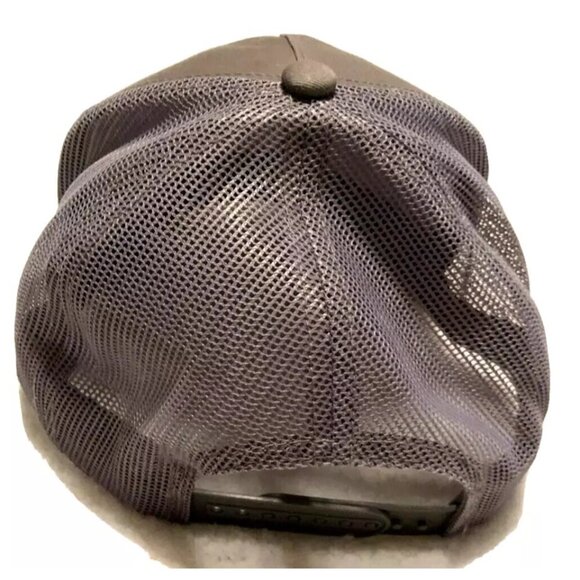 Bass Pro Shops Gray Trucker Hat Mesh Adj Snapback Baseball Fishing Outdoor Cap - Picture 2 of 3